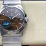 Omega Constellation 123.10.38.21.10.001 Replica - Cadran Marron Acier Inoxydable