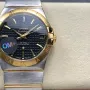 Omega Constellation 123.20.38.21.01.002 Replica - Cadran Noir Acier Inoxydable