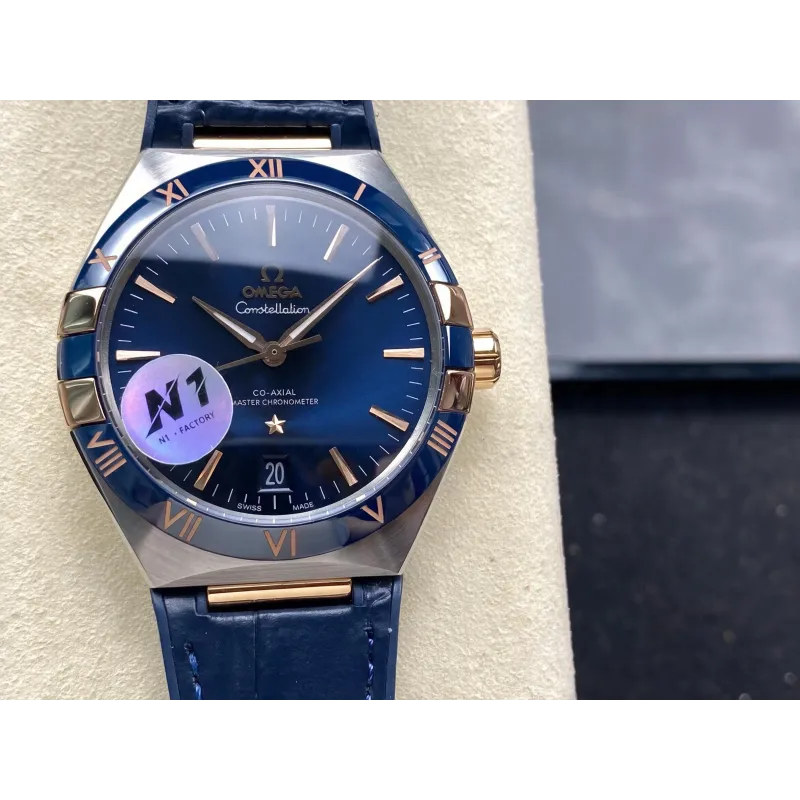 Omega Constellation 131.23.41.21.03.001 Replica - Cadran Bleu Acier Inoxydable