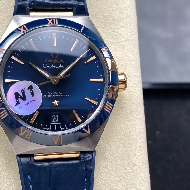 Omega Constellation 131.23.41.21.03.001 Replica - Cadran Bleu Acier Inoxydable