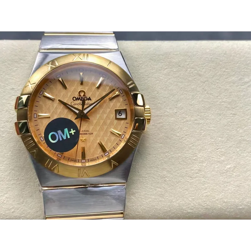 Omega Constellation 123.20.38.21.08.002 Replica - Cadran Champagne Acier Inoxydable