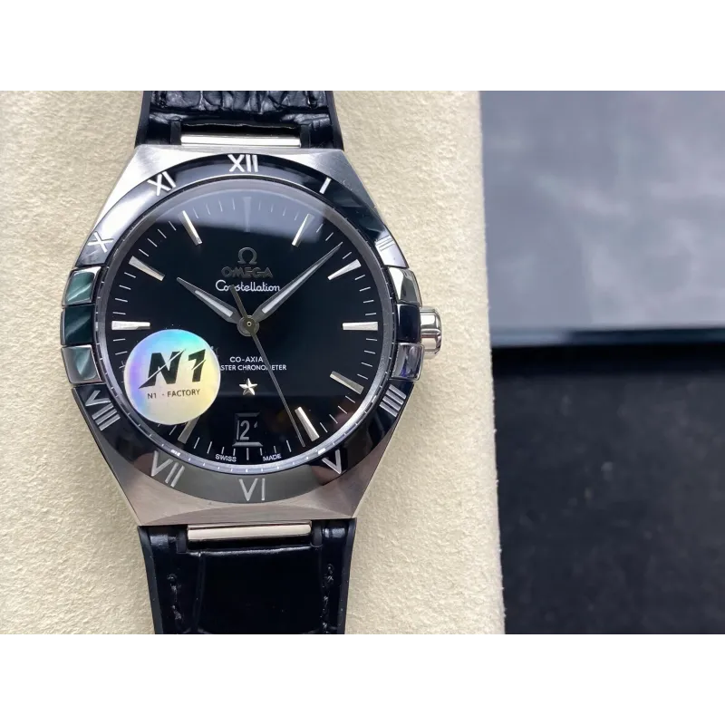 Omega Constellation 131.33.41.21.01.001 Replica - Cadran Noir Acier Inoxydable