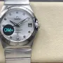 Omega Constellation 123.10.38.21.52.001 Replica - Cadran Argent Acier Inoxydable