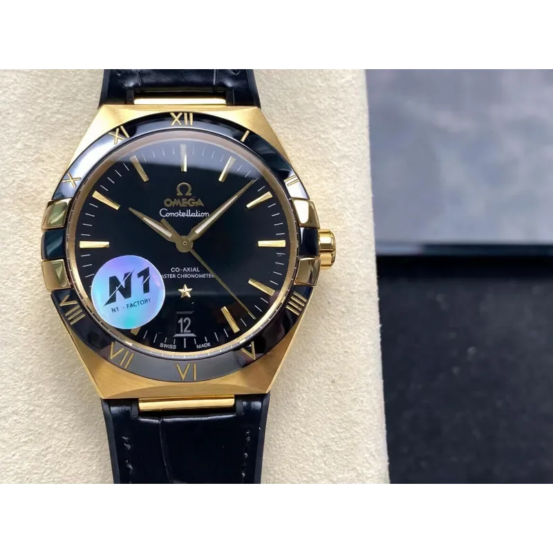 Omega Constellation 131.63.41.21.01.001 Replica - Cadran Noir Bicolore