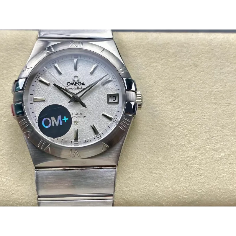 Omega Constellation 123.10.38.21.02.004 Replica - Cadran Argent Acier Inoxydable