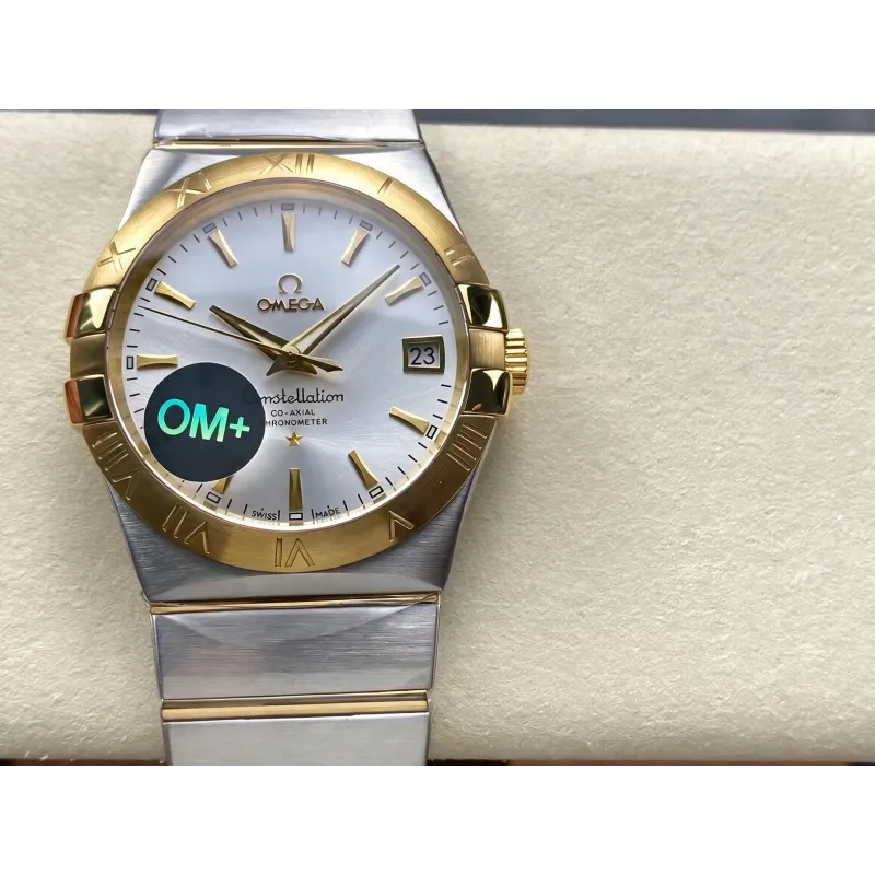 Omega Constellation 123.20.38.21.02.002 Replica - Cadran Argent Acier Inoxydable
