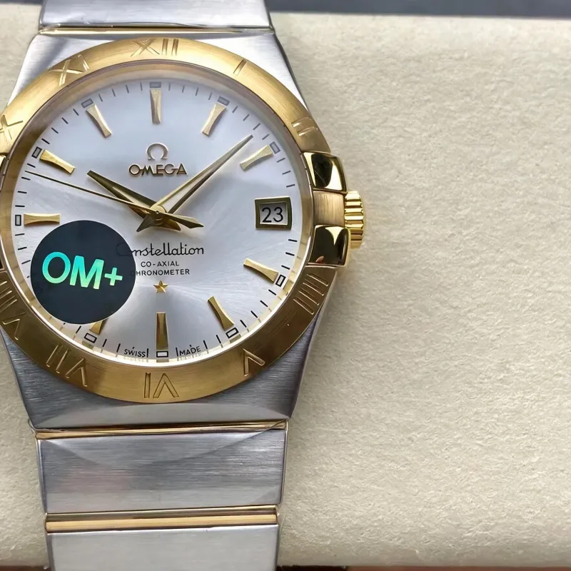 Omega Constellation 123.20.38.21.02.002 Replica - Cadran Argent Acier Inoxydable