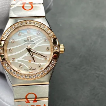 Omega Constellation Unisexe 123.25.27.20.55.005 Replica - Cadran Nacre Acier Inoxydable