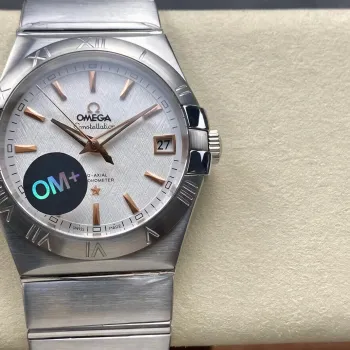 Omega Constellation 123.10.38.21.02.002 Replica - Cadran Argent Acier Inoxydable