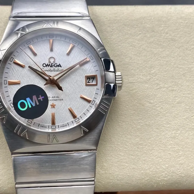 Omega Constellation 123.10.38.21.02.002 Replica - Cadran Argent Acier Inoxydable