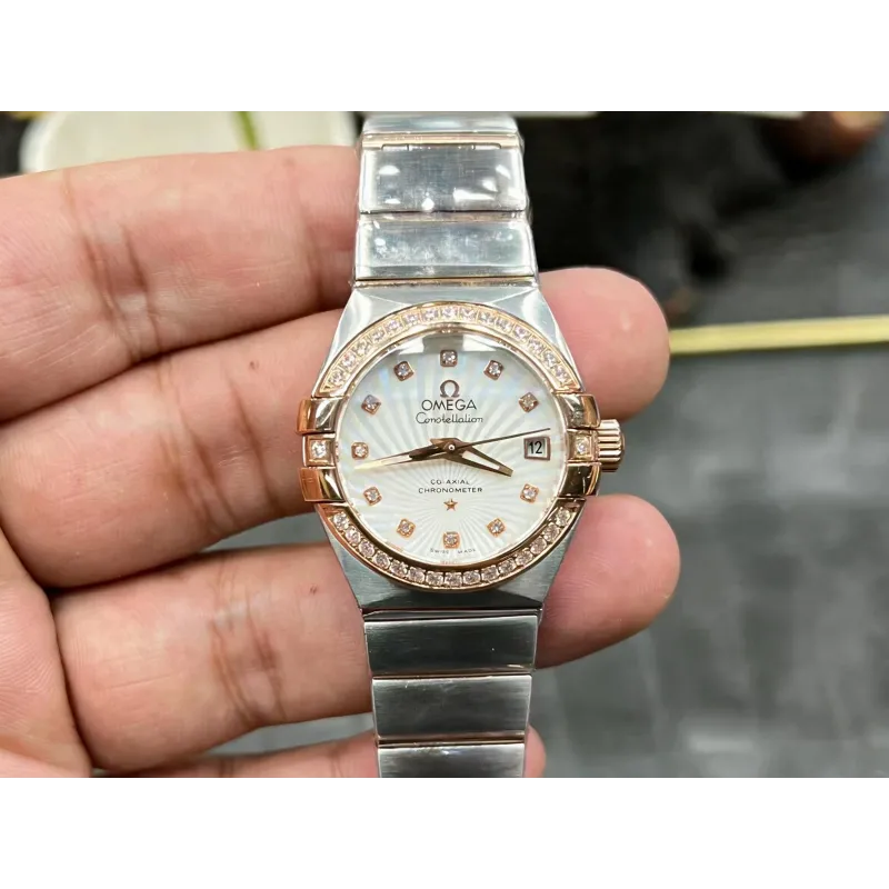 Omega Constellation Unisexe 123.25.27.20.55.001 Replica - Cadran Nacre Bicolore