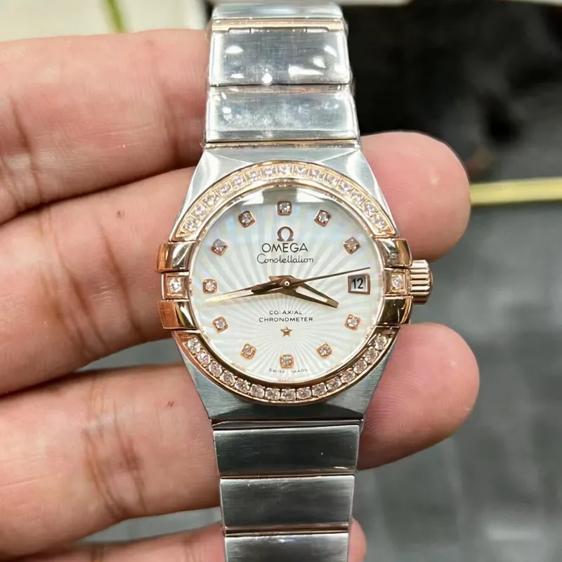 Omega Constellation Unisexe 123.25.27.20.55.001 Replica - Cadran Nacre Bicolore