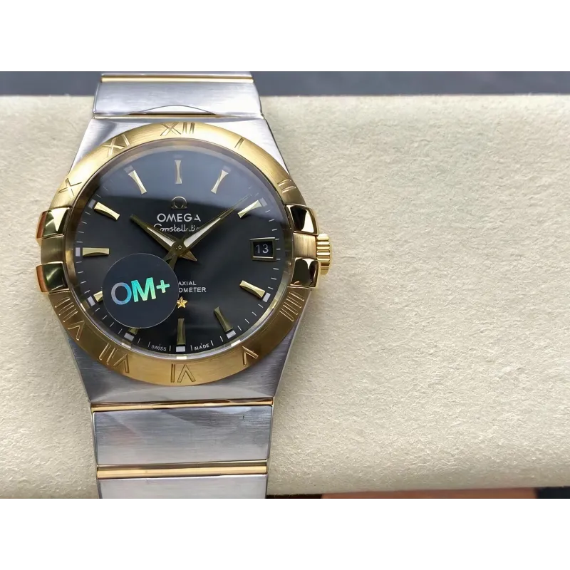 Omega Constellation 123.20.38.21.06.001 Replica - Cadran Gris Acier Inoxydable