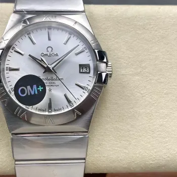 Omega Constellation 123.10.38.21.02.001 Replica - Cadran Argent Acier Inoxydable