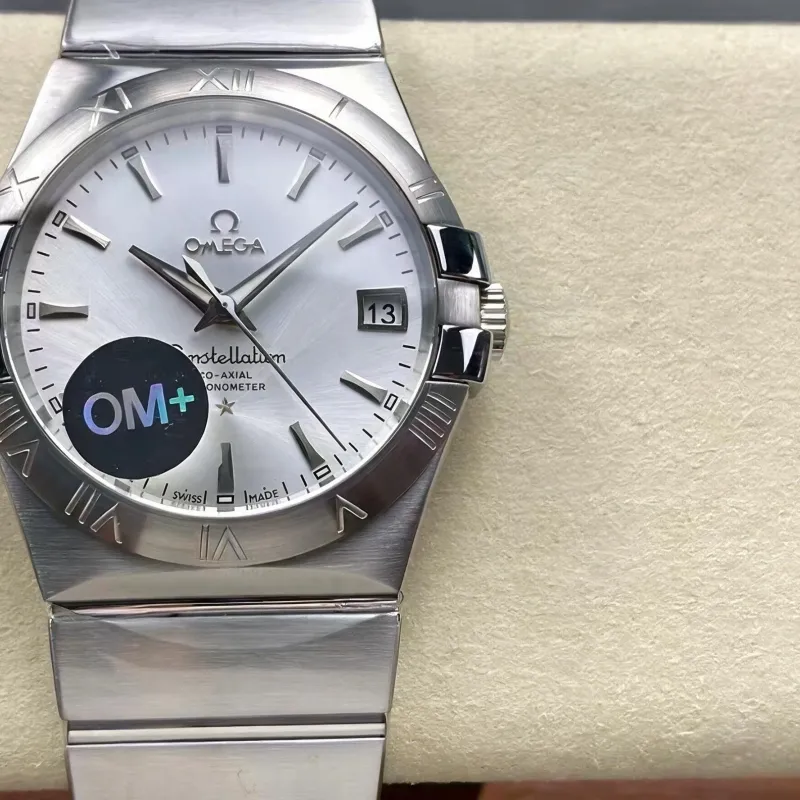 Omega Constellation 123.10.38.21.02.001 Replica - Cadran Argent Acier Inoxydable