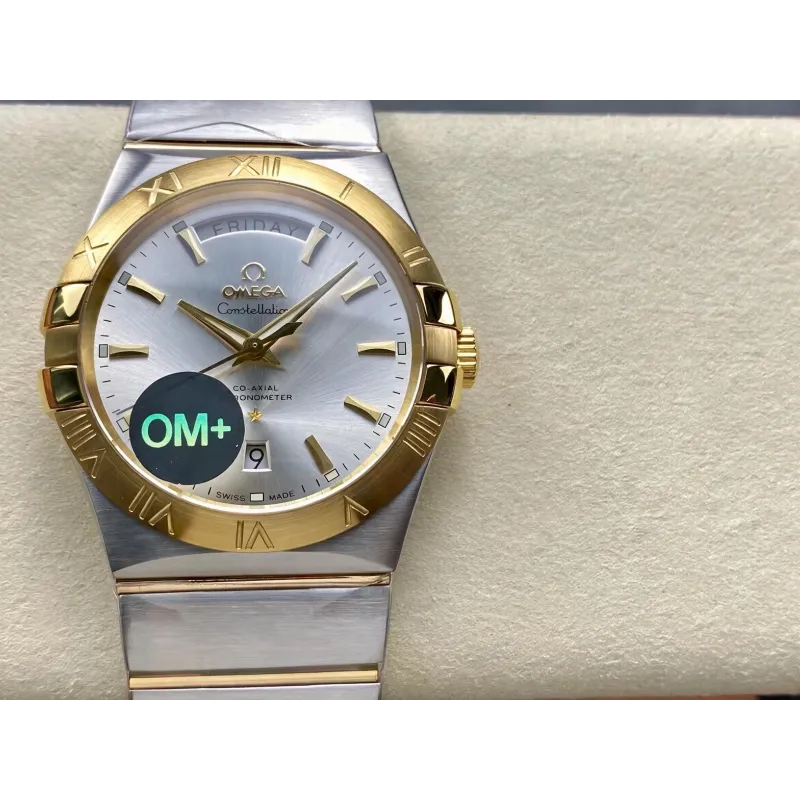 Omega Constellation 123.20.38.22.02.002 Replica - Cadran Argent Acier Inoxydable