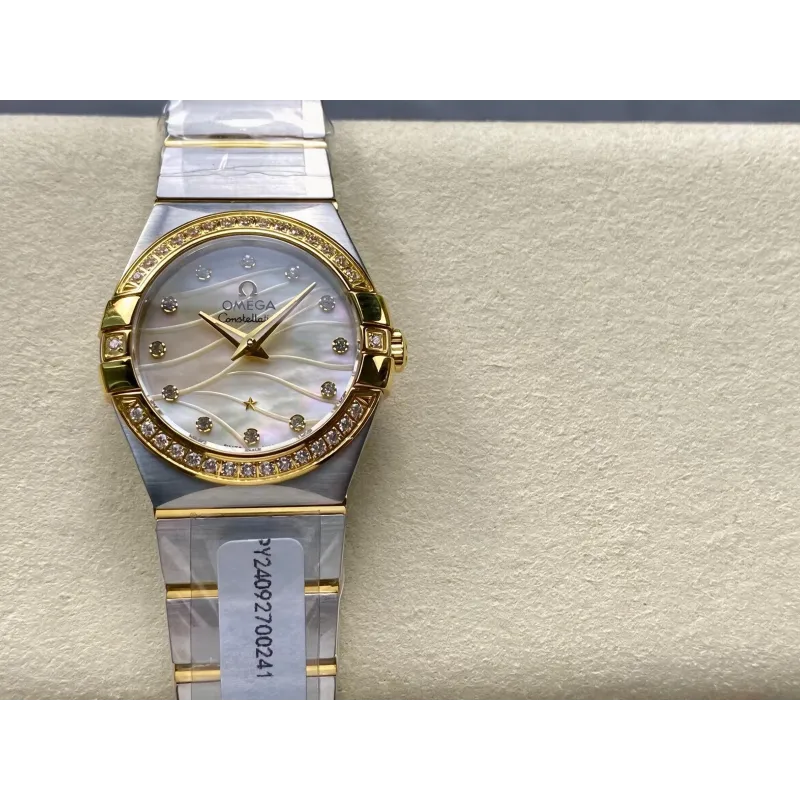 Omega Constellation Unisexe 123.20.27.60.55.005 Replica - Cadran Nacre Acier Inoxydable