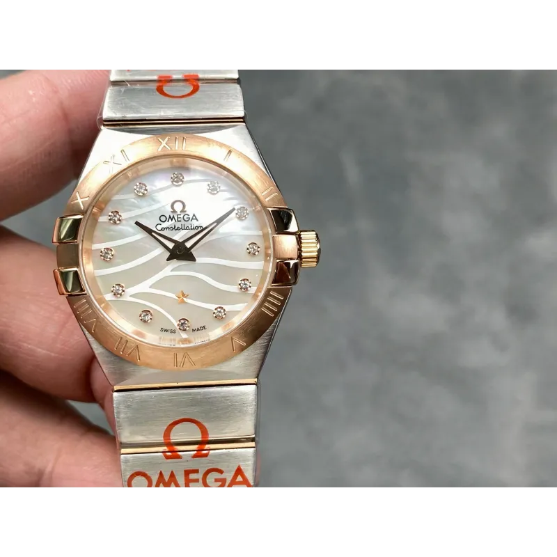Omega Constellation Femme 123.20.27.60.55.006 Replica - Cadran Nacre Acier Inoxydable