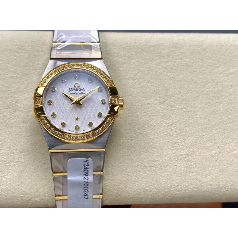 Omega Constellation Unisexe 123.20.27.60.52.001 Replica - Cadran Argent Acier Inoxydable