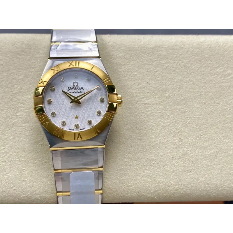 Omega Constellation Unisexe 123.20.27.60.52.001 Replica - Cadran Argent Acier Inoxydable