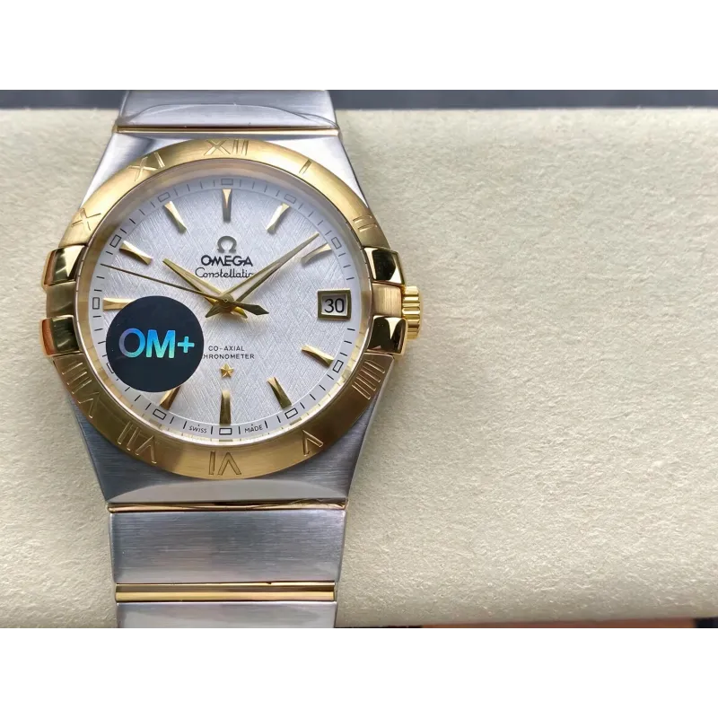 Omega Constellation 123.20.38.21.02.006 Replica - Cadran Argent Acier Inoxydable