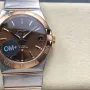 Omega Constellation 123.20.38.21.13.001 Replica - Cadran Marron Acier Inoxydable