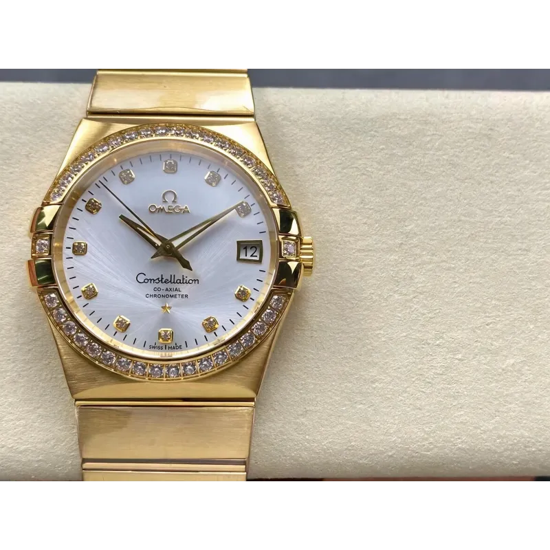 Omega Constellation 123.55.38.21.52.002 Replica - Cadran Argent Bicolore
