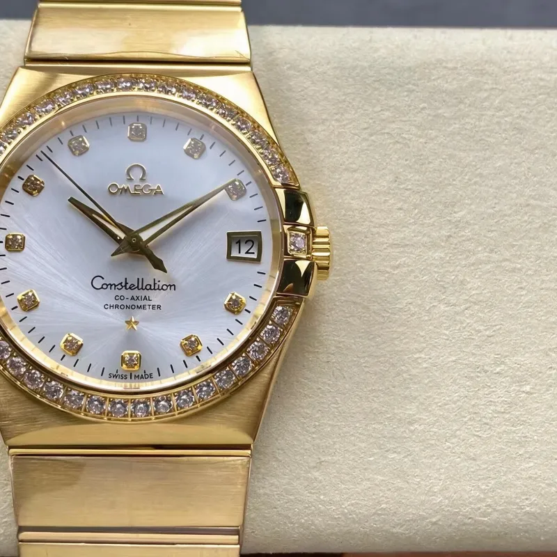Omega Constellation 123.55.38.21.52.002 Replica - Cadran Argent Bicolore