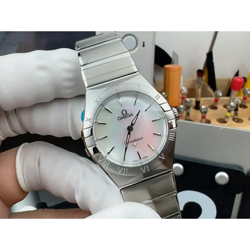 Omega Constellation Unisexe 131.10.25.60.05.001 Replica - Cadran Nacre Acier Inoxydable
