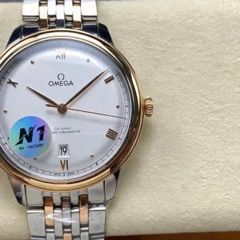 Omega De Ville 434.20.40.20.02.001 Replica - Cadran Argent Acier Inoxydable