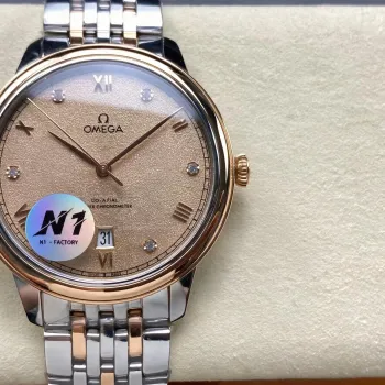 Omega De Ville 434.20.40.20.59.001 Replica - Linen Acier Inoxydable