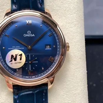 Omega De Ville 434.53.41.20.03.001 Replica - Cadran Bleu Bicolore