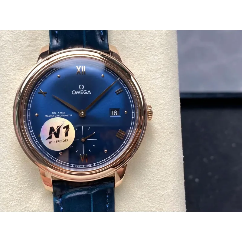 Omega De Ville 434.53.41.20.03.001 Replica - Cadran Bleu Bicolore