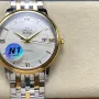 Omega De Ville 424.20.37.20.02.001 Replica - Cadran Argent Acier Inoxydable