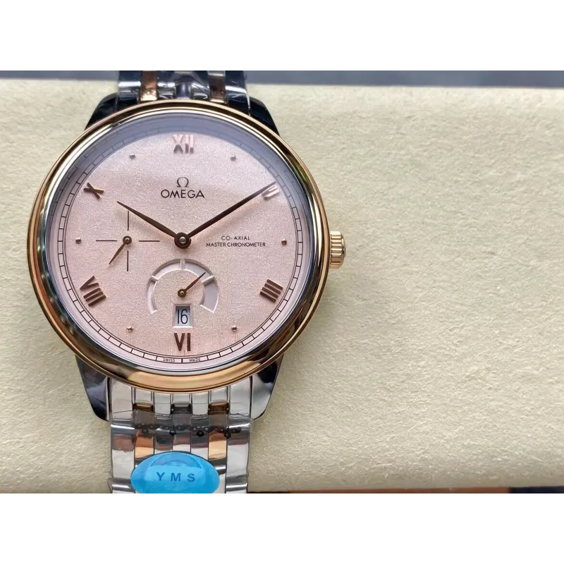 Omega De Ville 434.20.41.21.09.001 Replica - Linen Acier Inoxydable