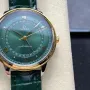 Omega De Ville 434.23.42.22.10.001 Replica - Cadran Vert Acier Inoxydable