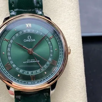 Omega De Ville 434.23.42.22.10.001 Replica - Cadran Vert Acier Inoxydable
