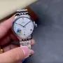 Omega De Ville 434.10.40.20.02.001 Replica - Cadran Argent Acier Inoxydable