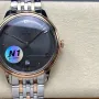 Omega De Ville 434.20.40.20.06.001 Replica - Cadran Gris Acier Inoxydable