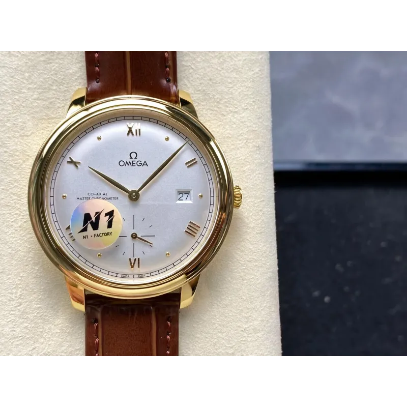 Omega De Ville 434.53.41.20.02.001 Replica - Cadran Argent Bicolore