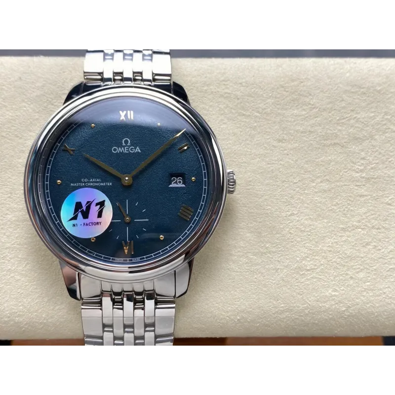 Omega De Ville 434.10.41.20.10.001 Replica - Cadran Vert Acier Inoxydable