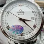 Omega De Ville 424.10.40.20.02.004 Replica - Cadran Argent Acier Inoxydable
