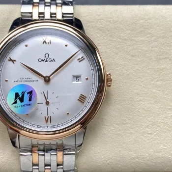 Omega De Ville 434.20.41.20.02.001 Replica - Cadran Argent Acier Inoxydable