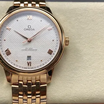 Omega De Ville 434.53.40.20.02.001 Replica - Cadran Argent Bicolore