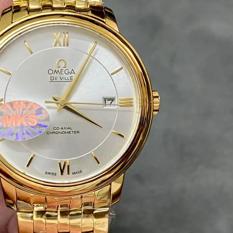Omega De Ville 424.50.37.20.02.002 Replica - Cadran Argent Bicolore