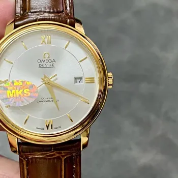 Omega De Ville 424.53.40.20.02.002 Replica - Cadran Argent Bicolore