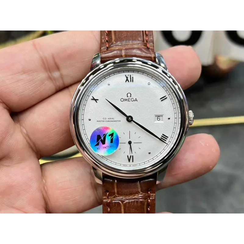 Omega De Ville 434.13.41.20.02.001 Replica - Cadran Argent Acier Inoxydable