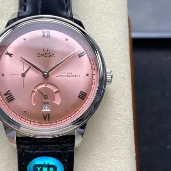 Omega De Ville 434.13.41.21.10.001 Replica - Cadran Rose Acier Inoxydable