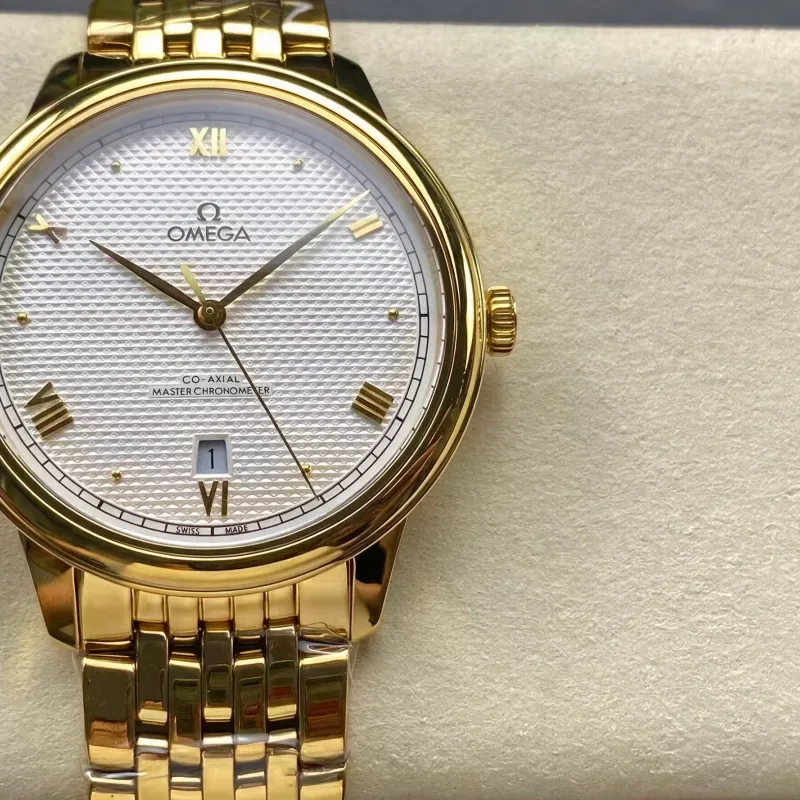 Omega De Ville 434.53.40.20.02.002 Replica - Cadran Argent Bicolore