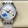 Omega De Ville 424.10.40.20.02.005 Replica - Cadran Argent Acier Inoxydable